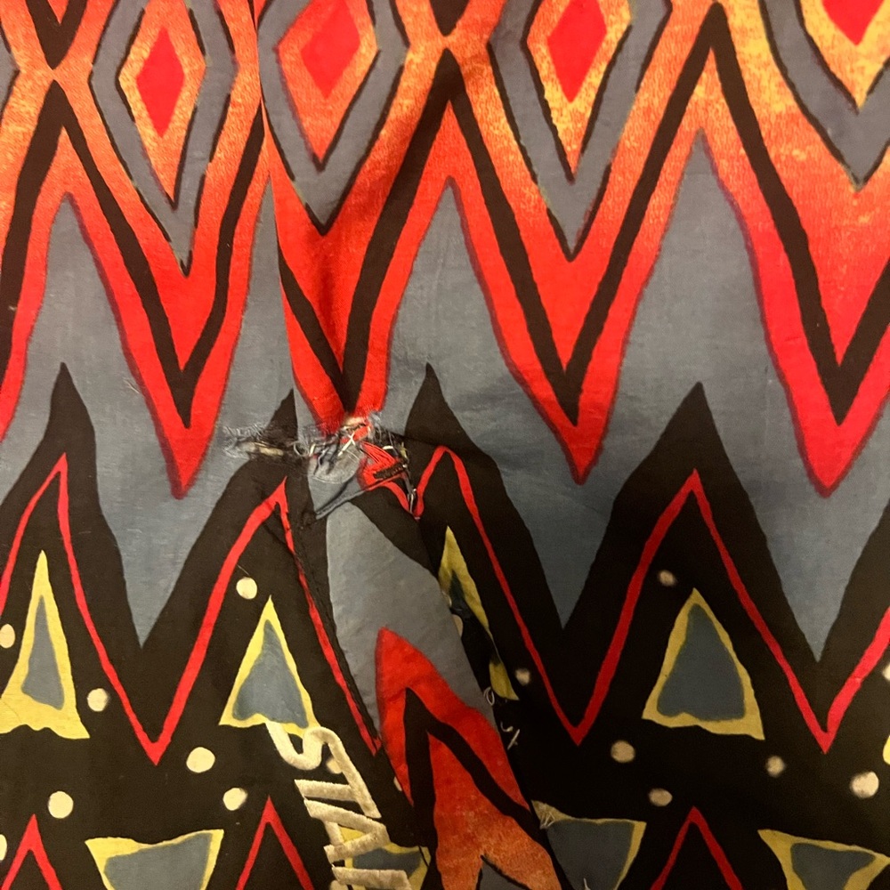 Colorful Geometric Pattern Jacket - image 2